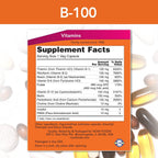 Now Foods B-100, 100 Cápsulas (Pack de 2)