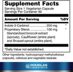 Douglas Laboratories Ultra I-3-C | Indol-3-Carbinol | 60 Cápsulas