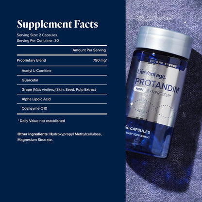 LifeVantage Protandim NRF1 Synergizer, – Apoyo a la salud celular : Los antioxidantes presentes, como la coenzima – Image 2