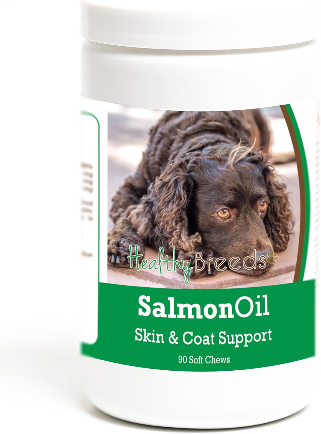 Healthy Breeds American Water Spaniel Salmon Oil Soft Chews 90 Count – Image 1