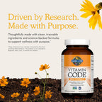Garden of Life Vitamin Code Raw Vitamin C - 120 Cápsulas, 500mg de Vitamina C de Alimentos Integrales con Mezcla de Frutas y Verduras y Probióticos