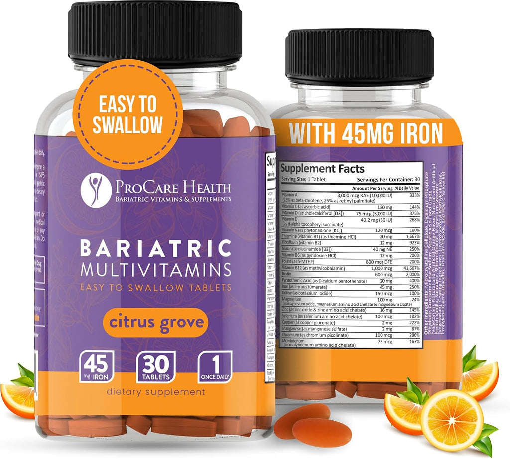 ProCare Health Multivitamínico Bariátrico con Hierro 45 mg (90 Comprimidos)
