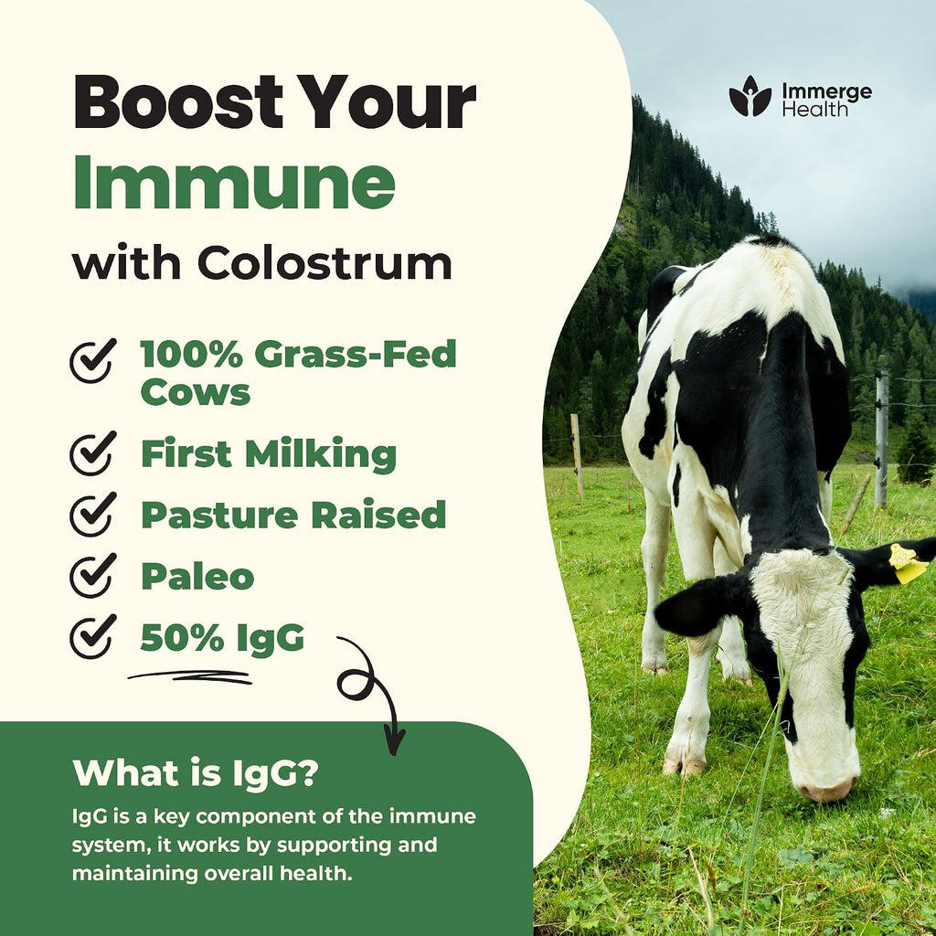 Super Colostrum en Polvo – Calostro Bovino Premium (60 Dosis)