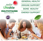 Lifeable Multivitamínico sin Azúcar para Hombres con Hierro y 18 Vitaminas Esenciales - 90 Gomitas