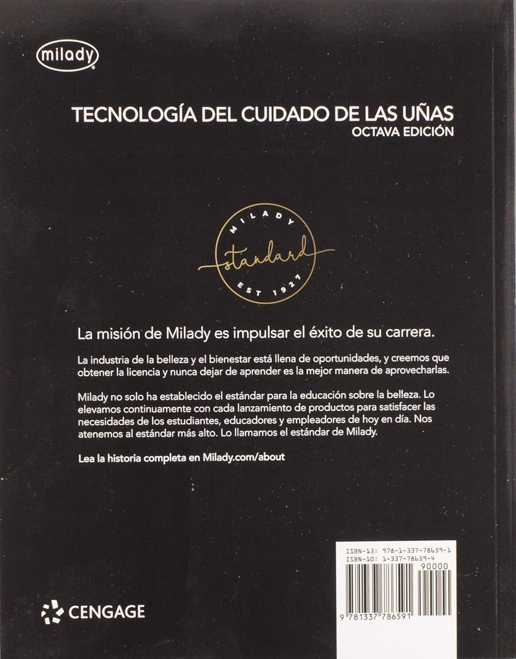 Tecnología de uñas estándar Milady con fundamentos estándar traducido al español