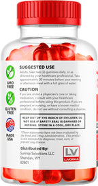 Trim Tummy Keto ACV Gummies 1050mg - Gomitas de Vinagre de Manzana para Keto, Fórmula Avanzada, 60 Gominolas