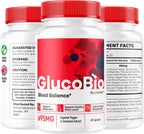 (2 Pack) GlucoBio Cápsulas - Fórmula Avanzada de Apoyo Natural para el Bienestar General, 120 Cápsulas