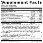 MoxyVites Complejo de Vitaminas B - Suplemento Alimenticio con B12 Metilcobalamina, B1, B2, B3, B5, B6, B7, B9 - Apoyo para Estrés, Energía y Sistema Inmunitario, Vegano, 120 Cápsulas
