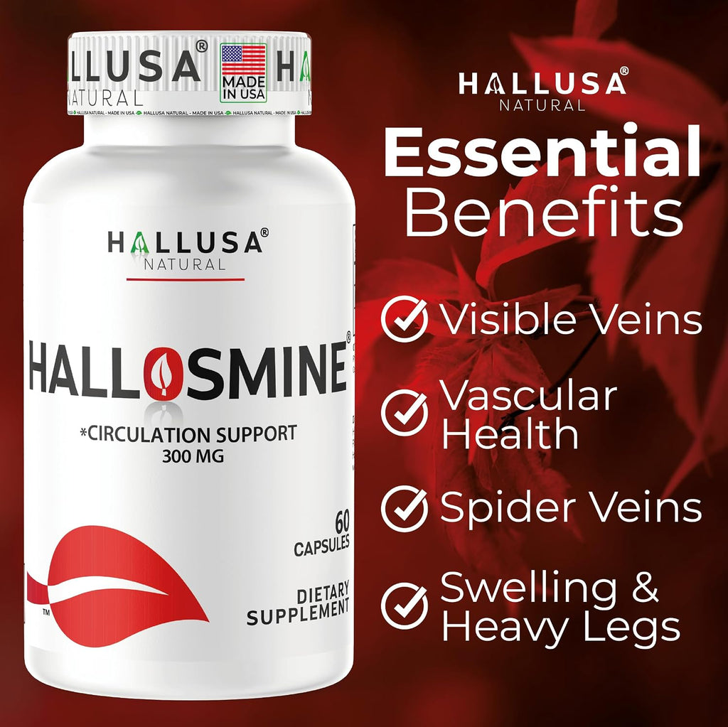 Hallusa Natural Diosmin Circulation 300mg - 60 Cápsulas