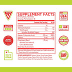 Zhou Vitamin C+ Gominolas - 270 mg de Vitamina C con Bioflavonoides y Acerola - 60 Gominolas Veganas