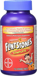 Flintstones Multivitaminas Masticables para Niños con Hierro, Calcio, Vitaminas C y D, 300 Comprimidos (Paquete de 2 x 150)