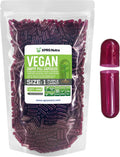 XPRS Nutra Cápsulas Vacías Veganas Tamaño 1 - 1000 Unidades - Color Zanahoria Púrpura