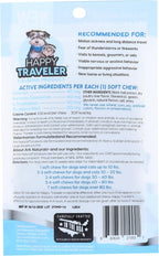 ARK NATURALS Happy Traveler Calming Chews para Perros y Gatos, 75 masticables (56 g)