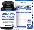 Multivitamínico Metilado - Complejo B Metilado con TMG y Metilfolato - Sin Gluten - 120 Cápsulas