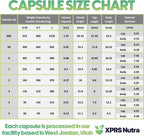 XPRS Nutra Cápsulas Vacías Tamaño 1 - 1000 uds - Cápsulas Veganas Transparentes