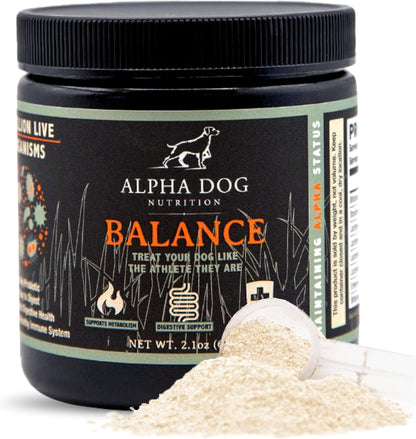 Balance Probiotic Blend for Dogs by Alpha – Apoyo a la digestión normal: Ayudan a descomponer los alimentos y – Image 1