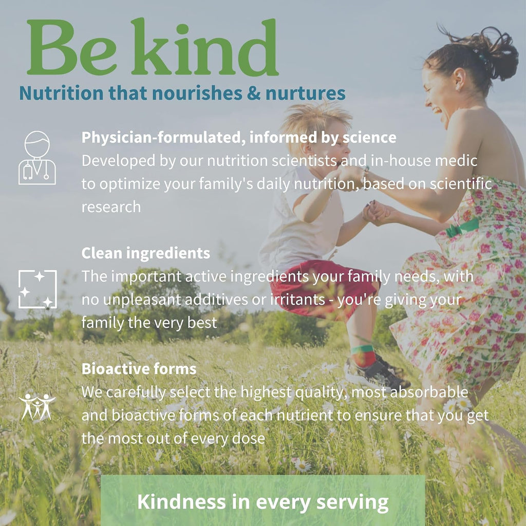 Igennus Methylated Kids Multivitamin Gummies - 6 x 90 Gominolas (540 unidades) - Multivitamínico Infantil Metilado, Sin Azúcar, Sabor a Bayas Natural, No-GMO, Halal
