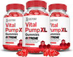 (3 Pack) Vital Pump XL Extreme 2000MG Performance Gummies - 180 Gominolas