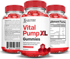 Justified Laboratories Vital Pump XL Performance Gummies 1000mg - Pack de 2 - 120 Gominolas con Vinagre de Manzana, Remolacha, Vitamina B12 y Ácido Fólico - Vegano, Sin Gluten