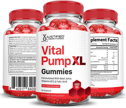 Justified Laboratories Vital Pump XL – Vinagre de manzana (1000 mg por dosis): Tradicionalmente utilizado por sus – Image 7