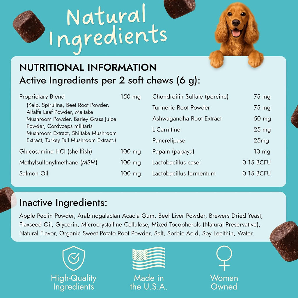 Pet Vet Multi Soft Chews para Perros (Hígado de Res, 60 Unidades)