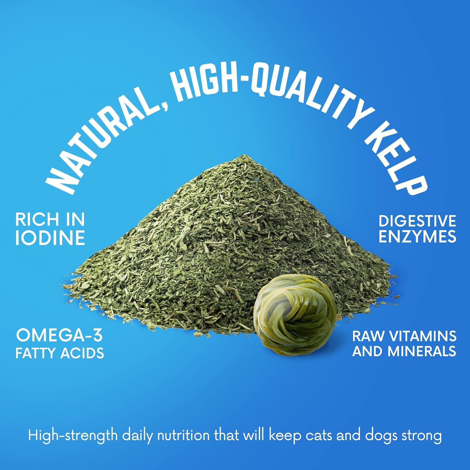 Organic Kelp Powder for Dogs - Alga Kelp Orgánica en Polvo para Perros y Gatos
