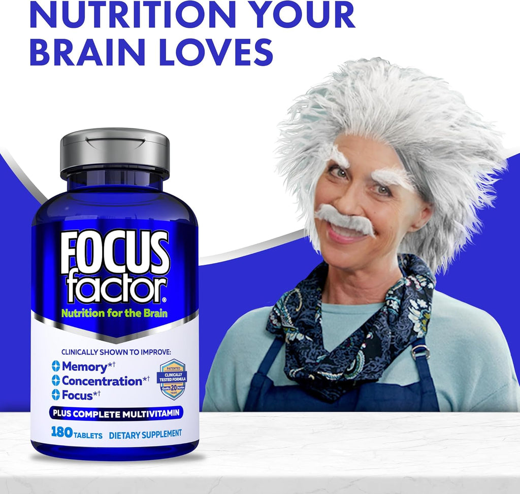 Focus Factor Multivitamínico para el Cerebro – 180 Comprimidos