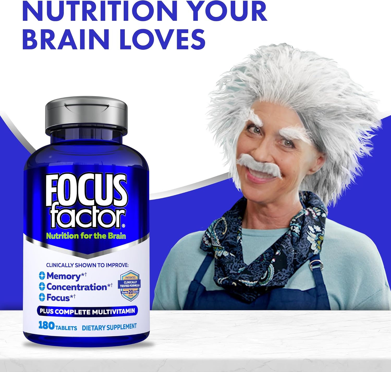 Focus Factor Multivitamínico para el Cerebro – 180 Comprimidos