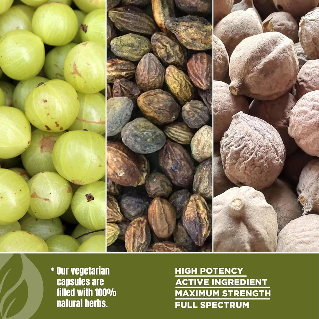 Triphala Extracto 8:1 Cápsulas – Herbsforever (60 Cápsulas Veganas)