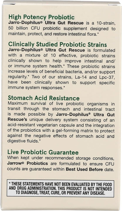 Jarrow Formulas Ultra Dophilus, 60 cápsulas – Image 2