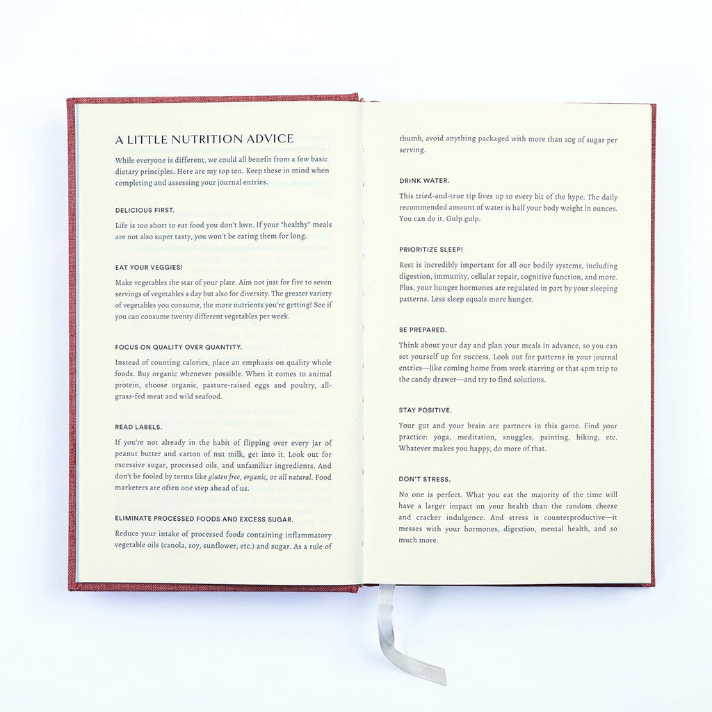 The Well Journal: A guided journal for mindful eating and a better life
