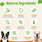 INNER PAW Probióticos para Perros con Enzimas Digestivas y Prebióticos – 120 Masticables Sabor Pollo
