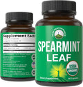 Peak Performance Cápsulas de Menta Verde Orgánicas USDA