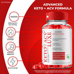 Keto Luxe + Gummies - Gominolas Keto con Vinagre de Manzana y Vitamina B12 (Pack de 3)