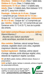 Jamieson Vitamina C Naranja 500mg 120 Comprimidos