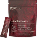 ION* Intelligence of Nature Vital Immunity Drink Mix - Apoyo Inmunitario con Vitamina C y Hongos Adaptógenos, Suplemento Diario en Sobres, Fácil de Transportar - Sabor Saúco, 20 Sobres
