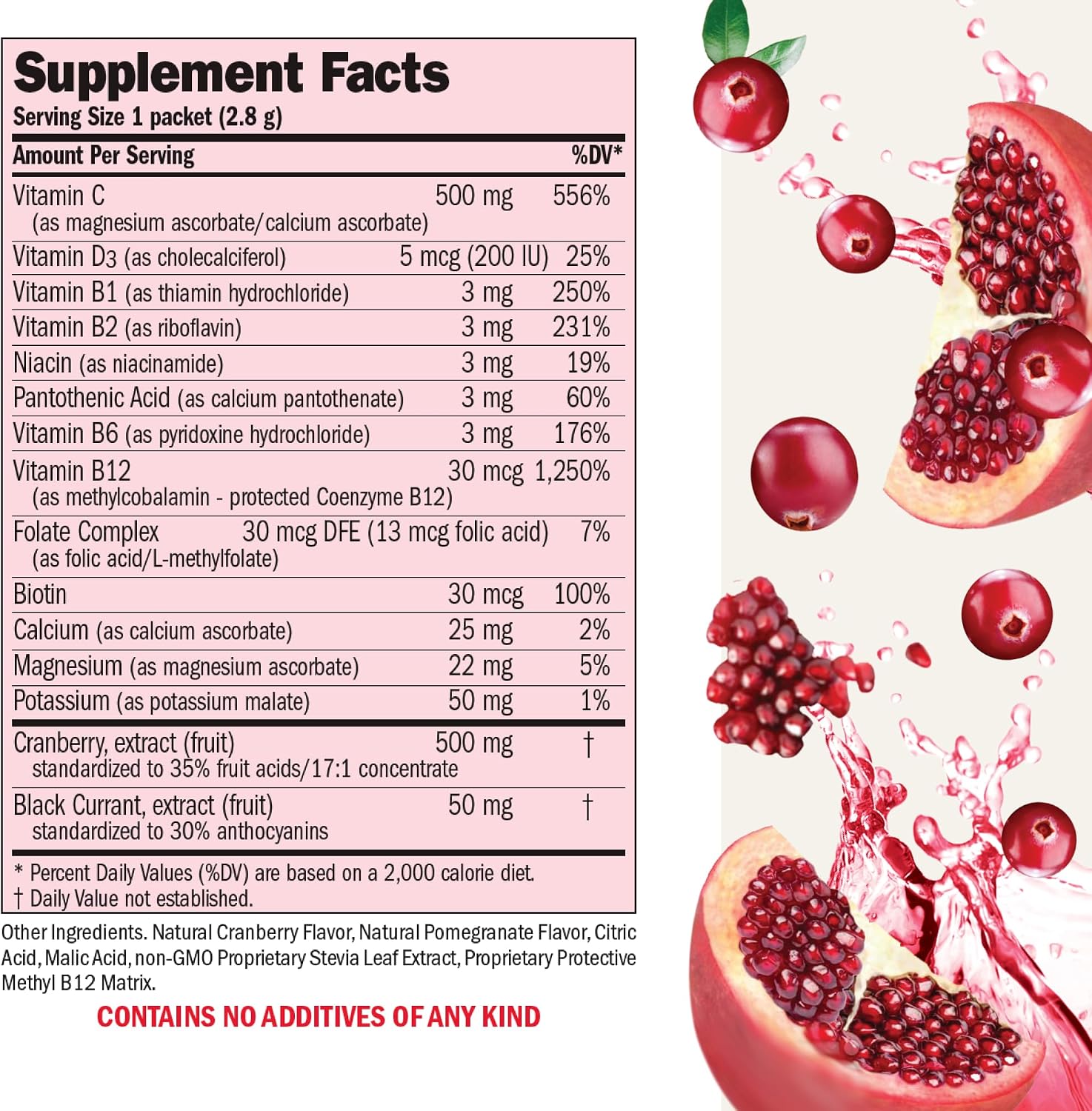 ANDREW LESSMAN Efficient C + Cranberry Benefits - 30 Sobres