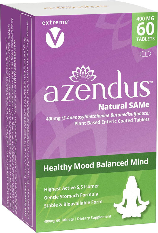 Azendus SAM-e 400mg 60 Comprimidos Recubiertos