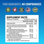 Approved Science Uric Acid Flush – Complemento con Cereza Ácida, Cúrcuma y Cardo Mariano – 60 Cápsulas Veganas