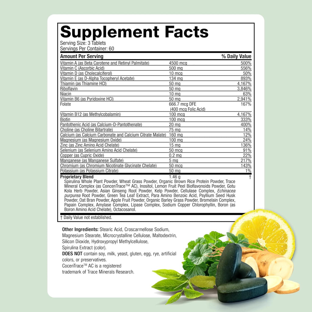 Life's Fortune Complete Multivitamin with Superfoods - 270 Vegetarian Tablets