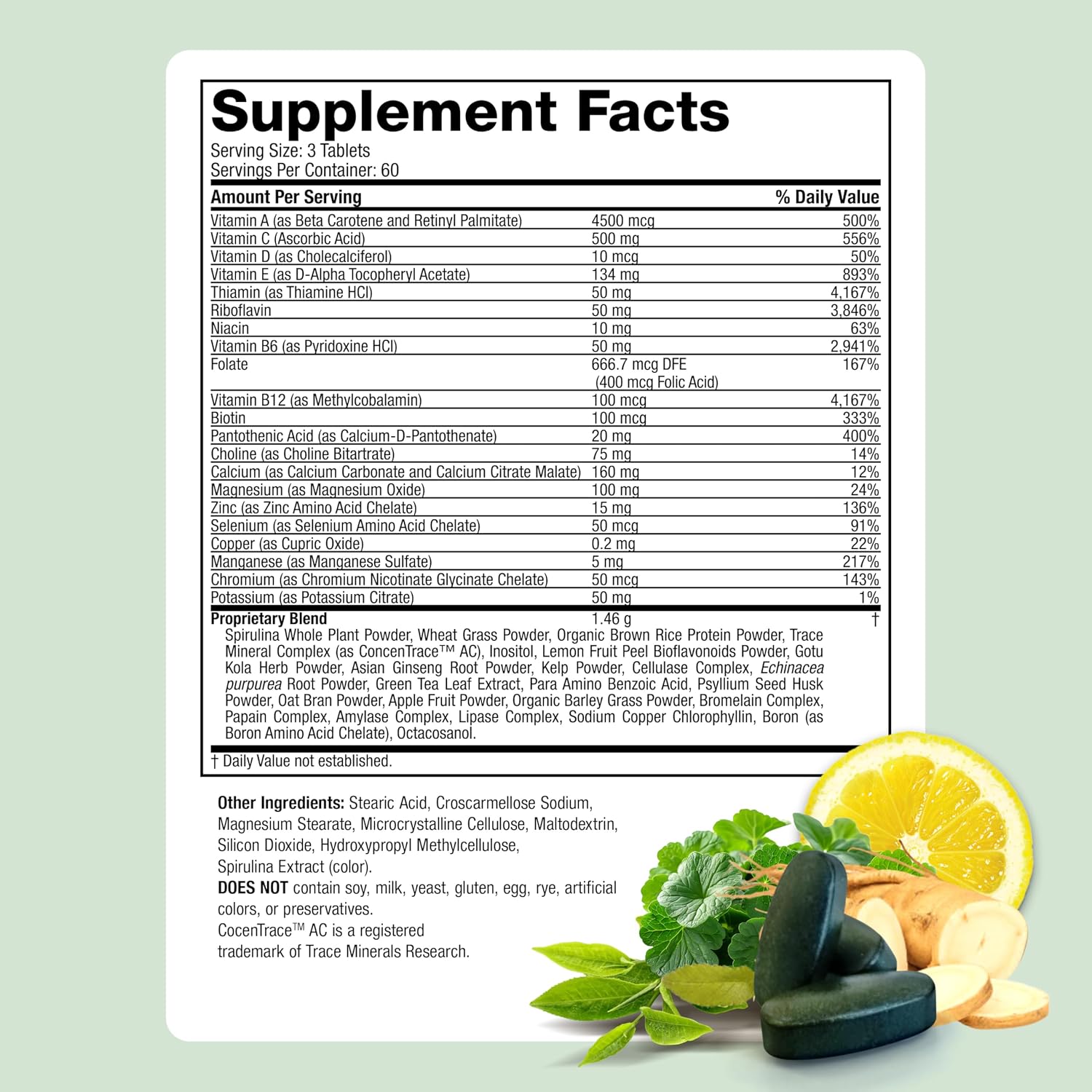 Life's Fortune Complete Multivitamin with Superfoods - 270 Vegetarian Tablets