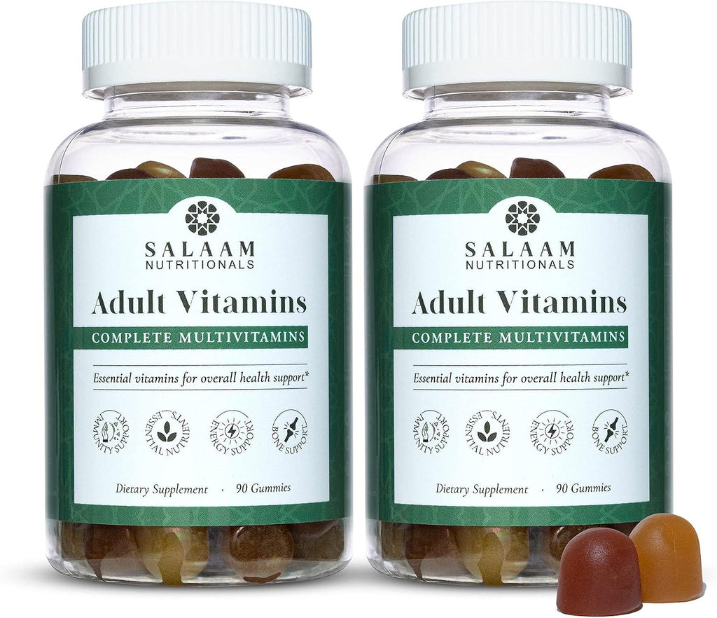 Salaam Nutritionals - Multivitamínico en gominolas para adultos, 90 unidades