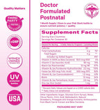Pink Stork Total Postnatal Vitamin Gummies - Multivitamínico para la Recuperación Postparto y Apoyo a la Lactancia - 60 Gominolas