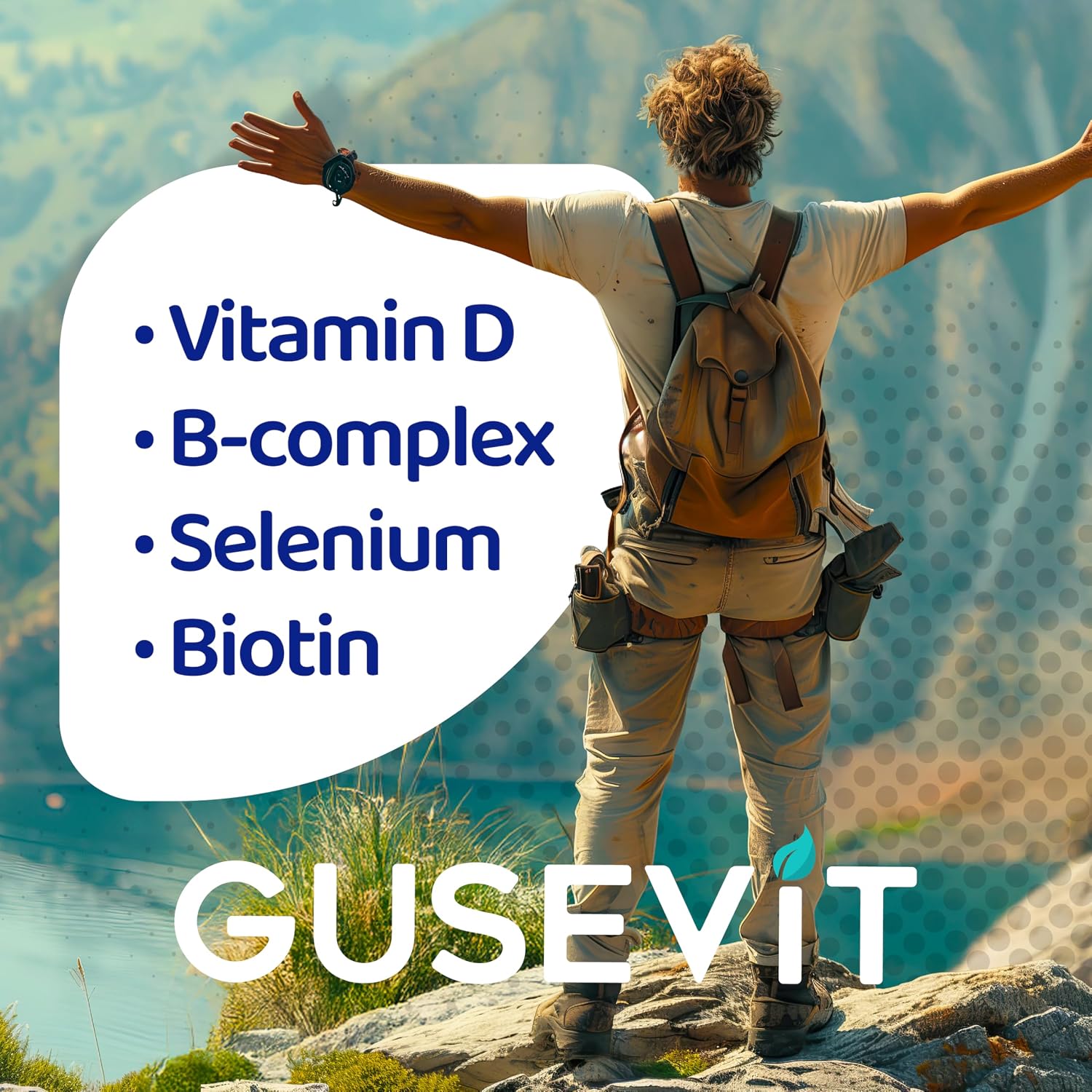 Gusevit Multivitamínico 35 en 1 para Hombres - 120 Cápsulas