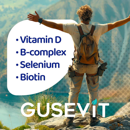 Gusevit Multivitamínico 35 en 1 para Hombres – Vitamina D: ayuda a la absorción normal del calcio y al – Image 2
