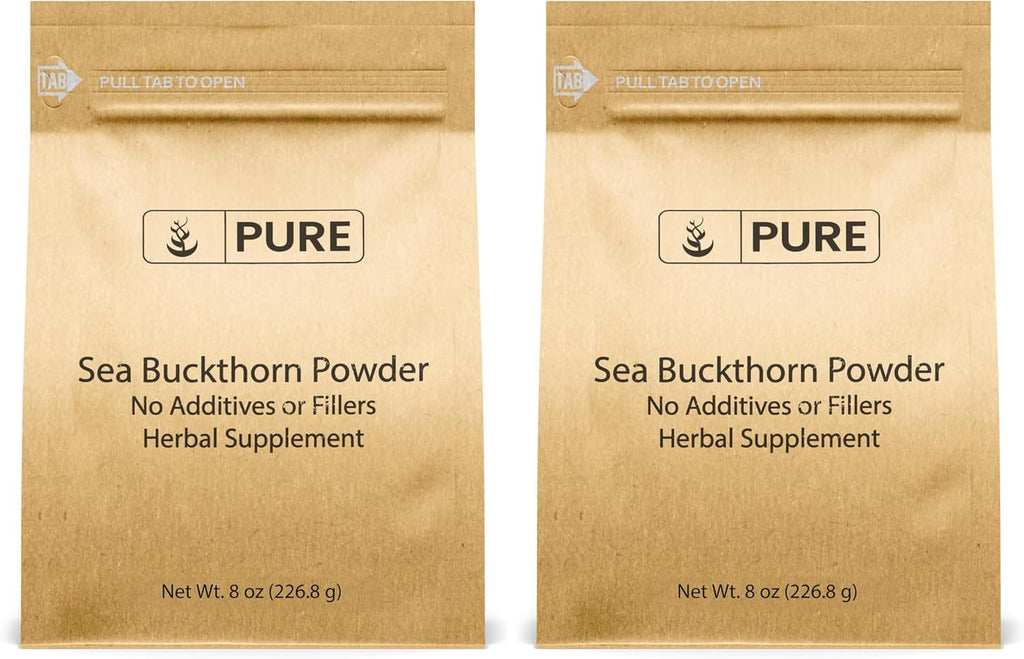 Pure Original Ingredients Espino Amarillo en Polvo (227g) - Suplemento Tradicional, Sabor a Baya Ácida, No-GMO