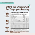 Natural Dog Company Ultra Omega Oil - Aceite de Pescado para Perros 2000 mg (473 ml)