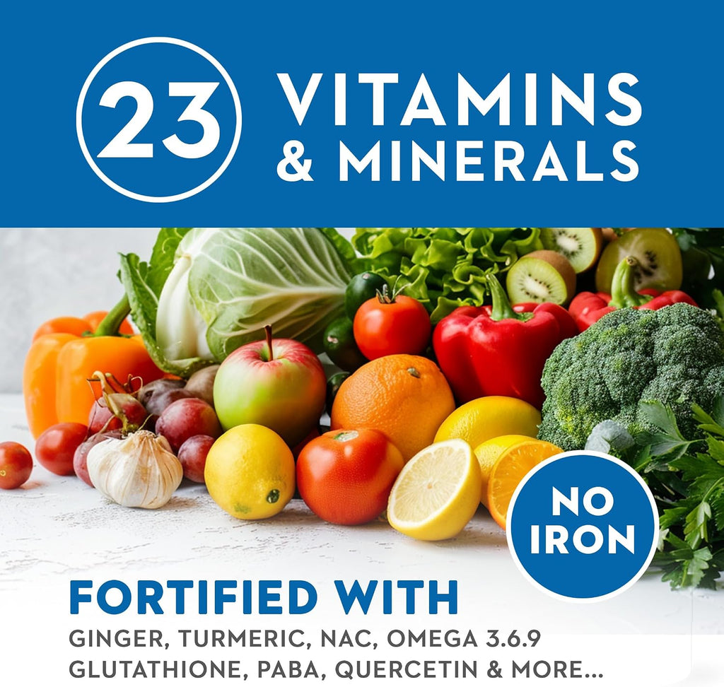 Vitaminerals CombAdult Fórmula Integral Multivitamínica y Mineral (180 Cápsulas Vegetales)