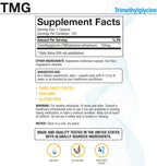 Puregen Labs TMG 750 mg - Trimetilglicina - 240 Cápsulas Vegetarianas (2 Envases)