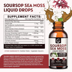 GORNVB – Gotas de Soursop Graviola Multivitamínico (2 Paquete, 30 ml cada botella)